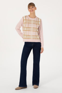 Kad_n Pudra Bisiklet Yaka _izgili Kazak - U.s. polo assn фото 4