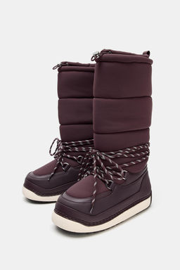 SKI COLLECTION LACE-UP ANKLE BOOTS - Zara фото 12