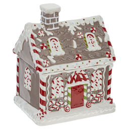 Конфетница "Пряничный домик", 1500 мл, L18 W13 H22 см