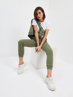Свитшот женский KATHARINA KROSS KK-SK-008K-оливковый фото 8