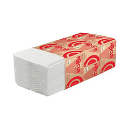 Полотенце бумажное ФОКУС PREMIUM 2сл 23*23см 200л V-слож. арт. 5083739 (ПРОДАЕТСЯ КРАТНО УПАКОВКИ!!)