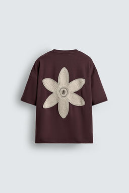 FLORAL EMBROIDERED T-SHIRT - Zara фото 7