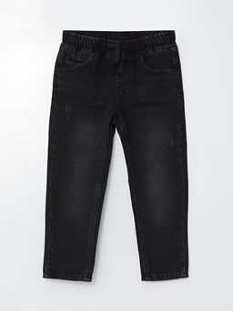 Beli Lastikli Basic Erkek Bebek Jean Pantolon
