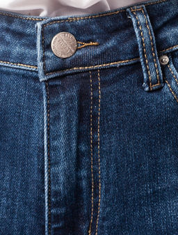 VILATTE / Джинсы трубы с высокой посадкой  фото 3