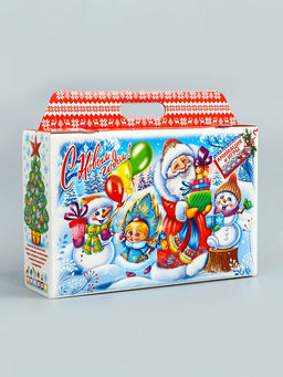 Цена за 2 шт. Подарочная новогодняя коробка «Новогодняя елка», 31×6.5×21.5 см