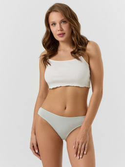 Цена за 2 штуки! Трусы слипы женские голубые