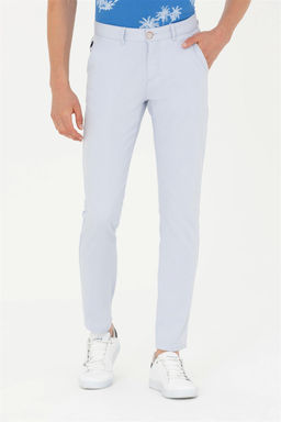 Мужские голубые брюки из плотной ткани - U.s. polo assn фото 2
