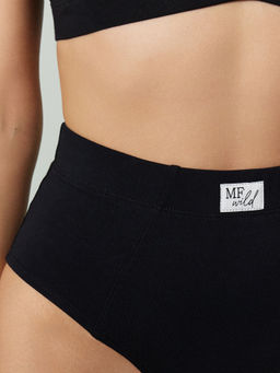 Цена за 2 штуки! Трусы макси женские черные черный10 412544