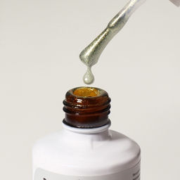 Топ для ногтей Сияние, с блёстками, 15 мл, LED/UV, серебристый, жёлтый - Qf фото 5