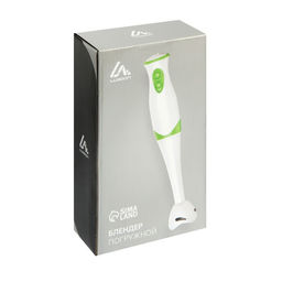 Блендер Luazon LBR-25, погружной, 300 Вт, 2 скорости, бело-зелёный - Luazon home фото 5