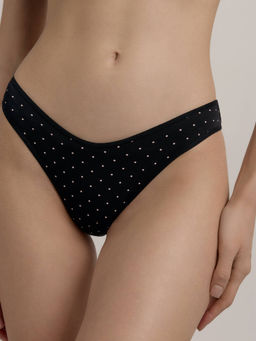 CONTE PRINT DOTS LBR 2543 Трусы женские black-cameo