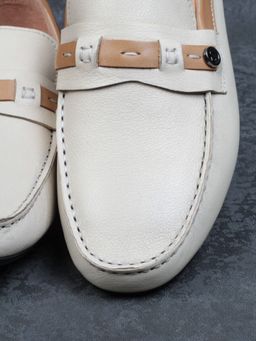 02-8064 WHITE Полуботинки мужские (натуральная кожа) - Фабричный китай фото 12