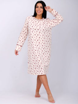 Сорочка Лорейн 2 сердце, футер с начёсом