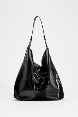 REVERSIBLE SOFT BUCKET BAG - Zara фото 3