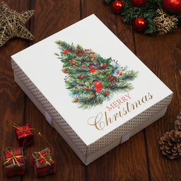 Набор махровых полотенец Этель Merry christmas 30х30 см -5шт, 100% хл, 340гр/м2  фото 4