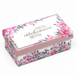 Набор коробок прямоугольных 10 в 1 «Цветочный», 30×19×11 - 12×6.5×4 см