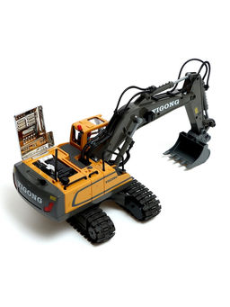 Экскаватор радиоуправляемый Стройка, металлический ковш, работает от аккумулятора - Simaland фото 4