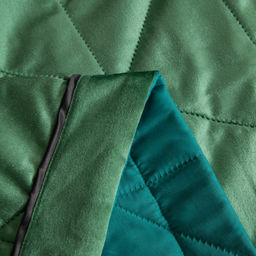 Велюровое покрывало в клетку и две наволочки OVL049 160*220/50-70 1 шт - Ситрейд фото 6