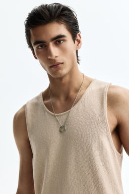 Camiseta sin mangas en punto Regular Fit - H&m фото 6