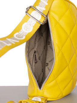 LACCOMA сумка Мелани-Ф826-желтый эко кожа хлопок фото 5