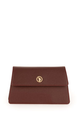 Женская бордовая сумка через плечо Неожиданная скидка в корзине - U.s. polo assn фото 3