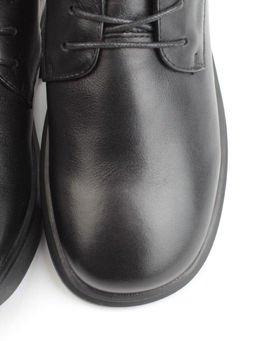 03-DYL59-1 BLACK Полуботинки женские (натуральная кожа)