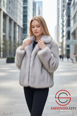 Шуба женская из искусственного меха