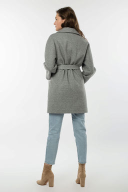 01-10544 Пальто женское демисезонное (пояс)