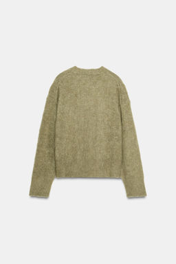 BRUSHED EFFECT KNIT SWEATER - Zara фото 7