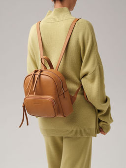 Рюкзак Deboro 31071 коричневый лист