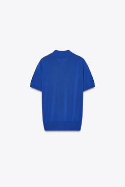 SHORT SLEEVE KNIT POLO TOP - Zara фото 17