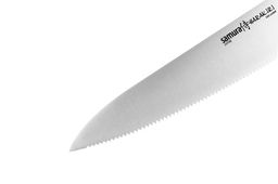 Нож кухонный SamuraHARAKIRI "Шеф серрейтор 208мм, корроз.-стойкая сталь, ABS пластик"