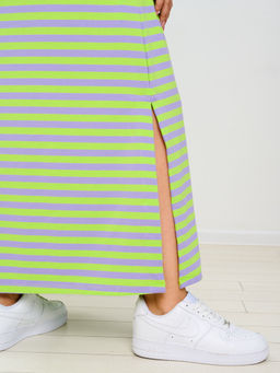 Платье женское MR025SS3 l.green/violet - Maxroses фото 4