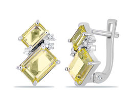 Серьги, крайола циркон, Искра