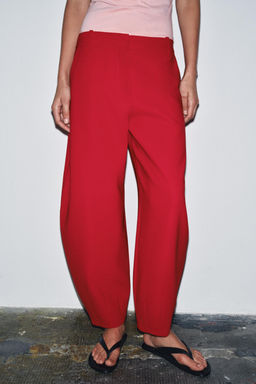 ZW COLLECTION BALLOON TROUSERS - Zara фото 4