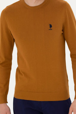Мужской базовый свитер кокосового цвета - U.s. polo assn фото 13