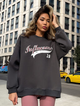 Утепленный свитшот INFLUENCER - NEVERLATE фото 5