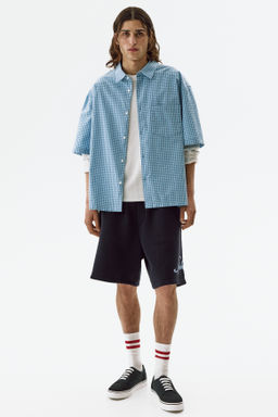Pantal?n corto en sudadera Relaxed Fit - H&m фото 3