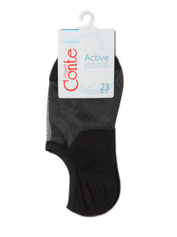 Цена за 2 шт. Ультракороткие носки из хлопка со вставками из прозрачной сетки CONTE ACTIVE 18С-4СП  рис.000