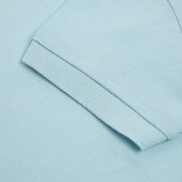 Футболка поло женская MINAKU: Basic line, голубая, размер 48