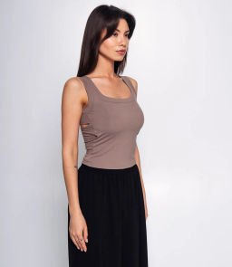 Топ #КТ173 (1), бежево-серый