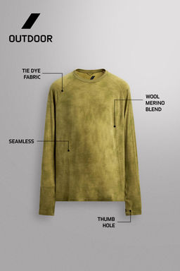 WOOL BLEND BASE LAYER T-SHIRT - Zara фото 20
