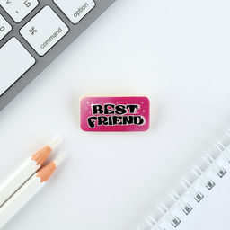 Брелок для ключей, значок, сувенир «Любимой подружке», набор, 8,3 х 12 см