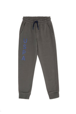 Детские спортивные штаны антрацитового цвета - U.s. polo assn фото 2