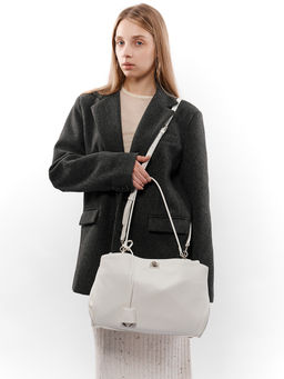 LACCOMA сумка TH1287-белый натуральная кожа  фото 5