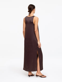 Vestido de sat?n sin mangas - H&m фото 4