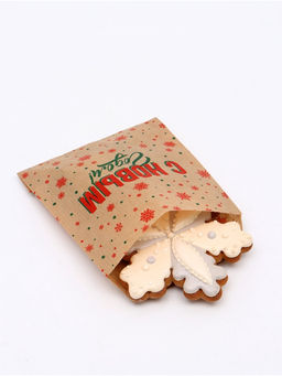 Цена за 50 шт. Конверт для сладостей, крафт, «С Новым годом!», 16.5×13.5 см