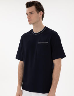 Lacivert Comfort Fit Ti__rt - Pierre cardin фото 3