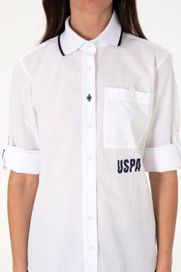 Kad_n Beyaz Uzun Kollu G_mlek Sepette S_rpriz _ndirim - U.s. polo assn фото 6