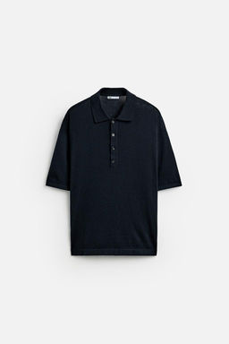 KNIT POLO SHIRT - LIMITED EDITION - Zara фото 7